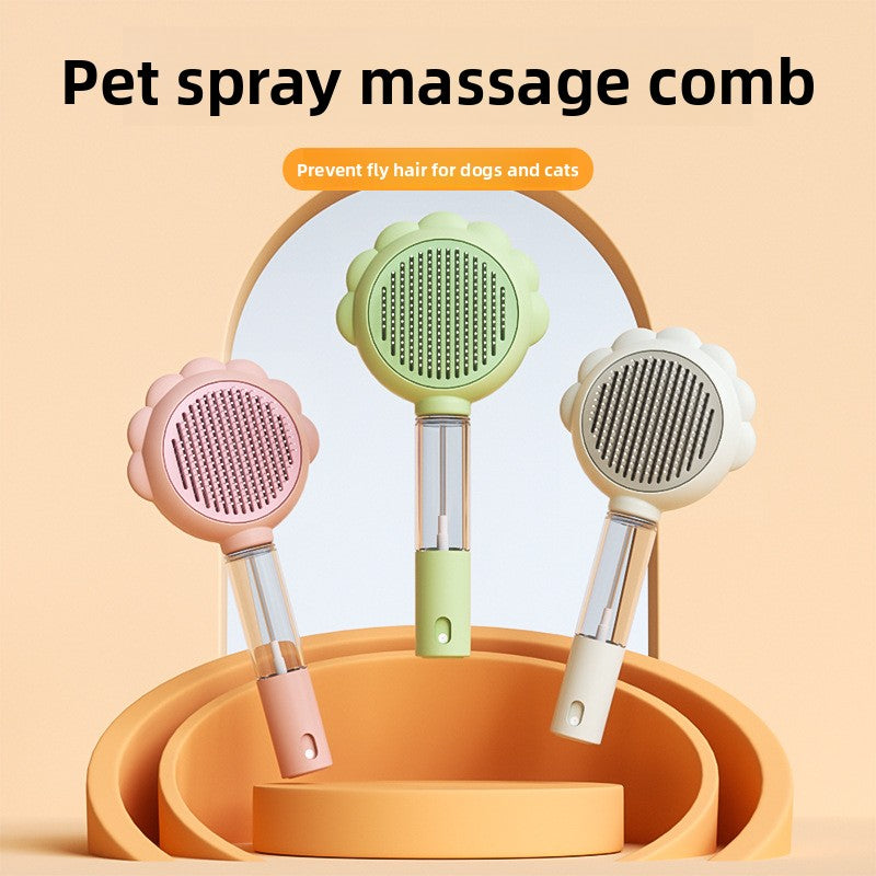 Pet Spray Grooming Brush