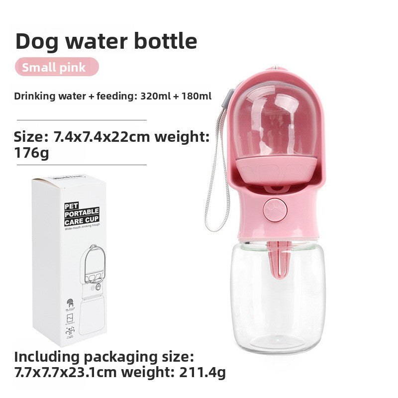2-in-1 Portable Pet Water & Food Bottle
