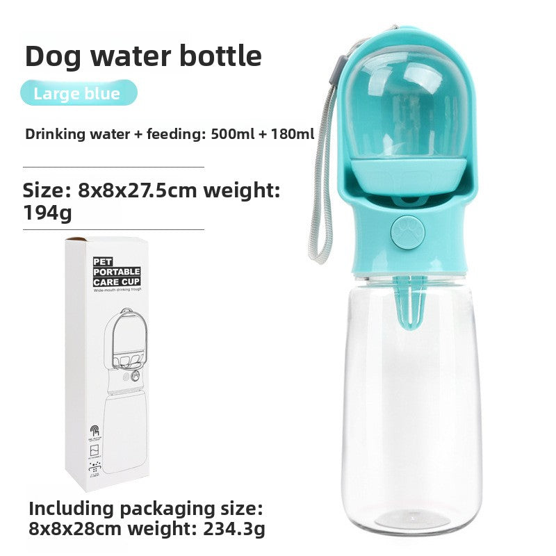 2-in-1 Portable Pet Water & Food Bottle