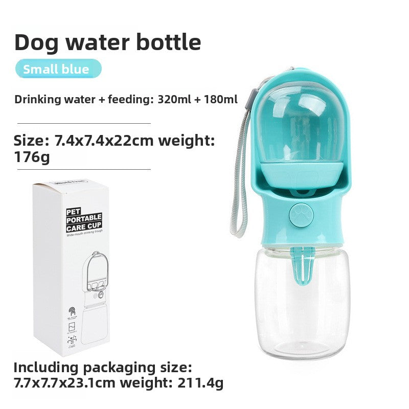 2-in-1 Portable Pet Water & Food Bottle