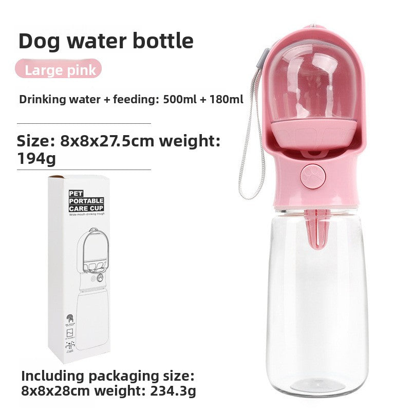 2-in-1 Portable Pet Water & Food Bottle